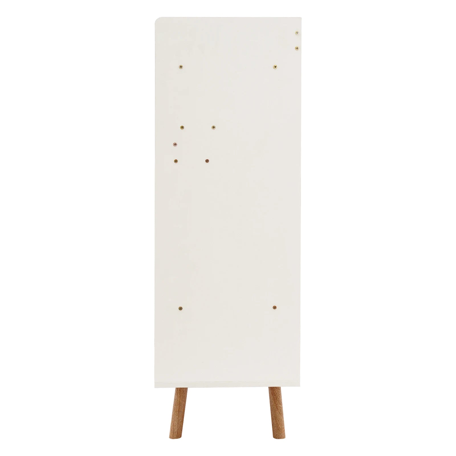 Armoire à chaussures sur pied avec 2 portes et 1 tiroir – Meuble de rangement moderne avec étagères amovibles pour entrée et salon