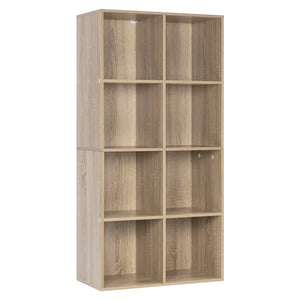 Bibliothèque autoportante 8 cubes de rangement – Étagère moderne pour livres et décoration, salon, chambre et bureau