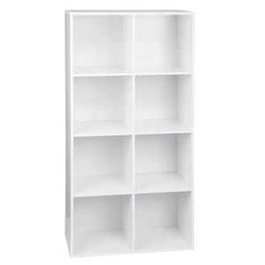 Bibliothèque autoportante 8 cubes de rangement – Étagère moderne pour livres et décoration, salon, chambre et bureau
